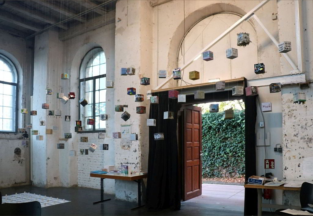 Rückschau nach vorn. Installation von Cara Lila Bauer in der Orgelfabrik Durlach