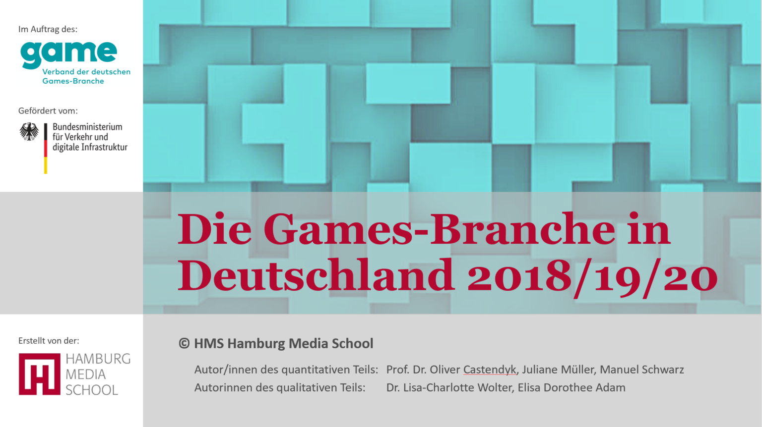 Studie zur Games-Branche in Deutschland, Bild: game - Verband der deutschen Games-Branche