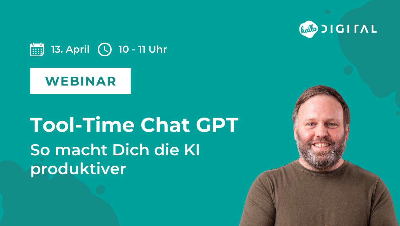 Tool-Time Chat GPT, Bild: hallo.digital Tool-Time Chat GPT, Bild: hallo.digital