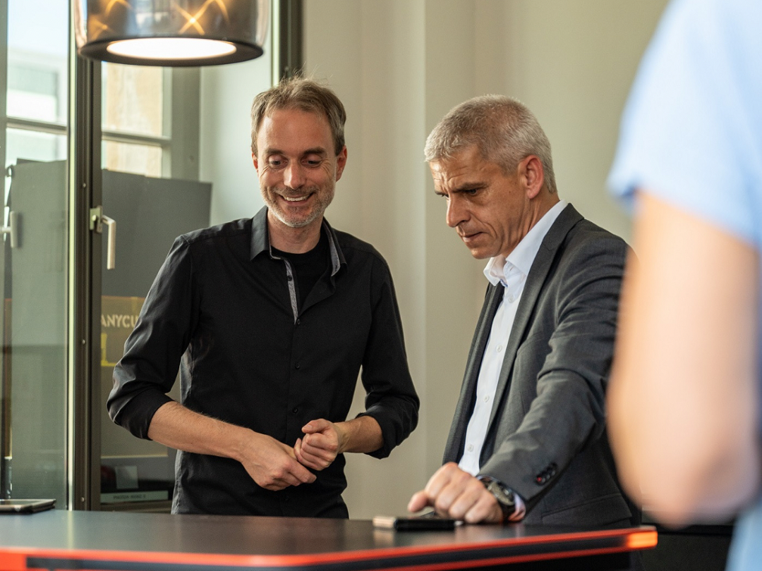 Besuch Staatssekretär Dr. Patrick Rapp, Foto: Stadt Karlsruhe