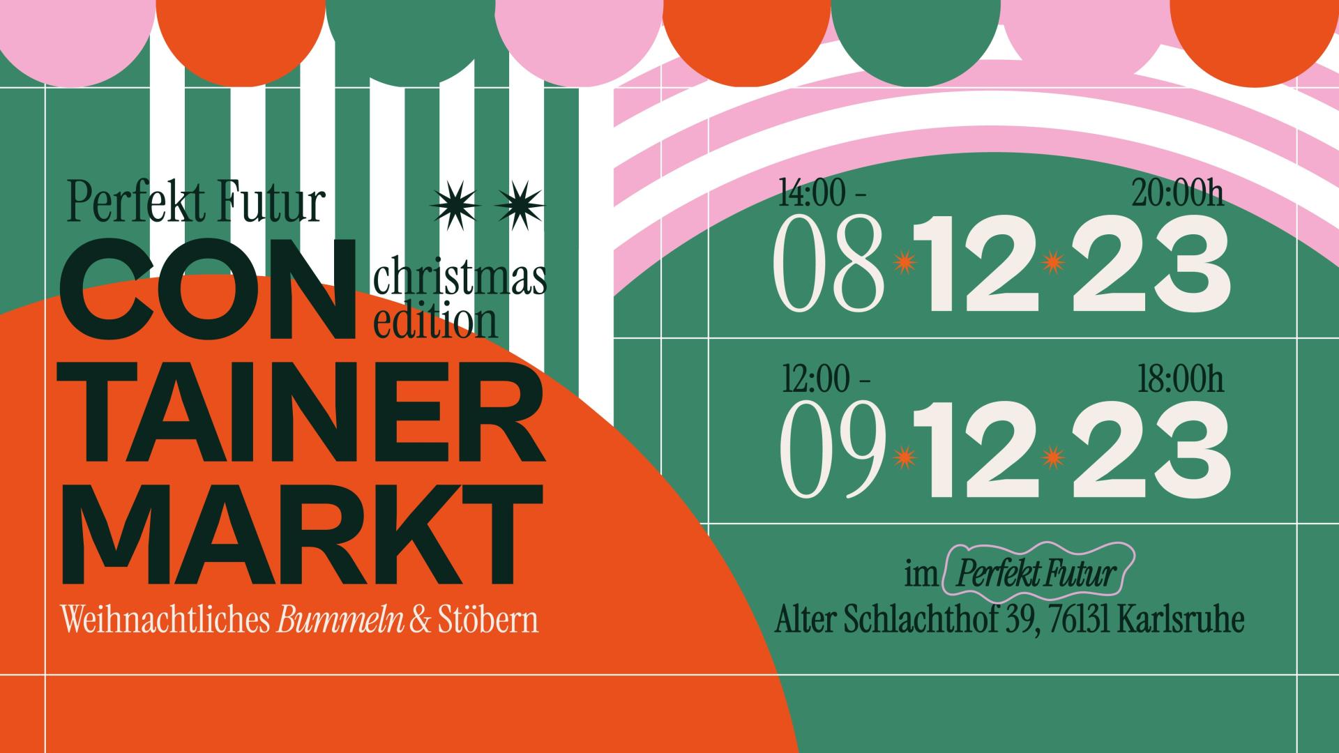 Containermarkt Perfekt Futur, Grafik: Büro Nashi Containermarkt Perfekt Futur, Grafik: Büro Nashi