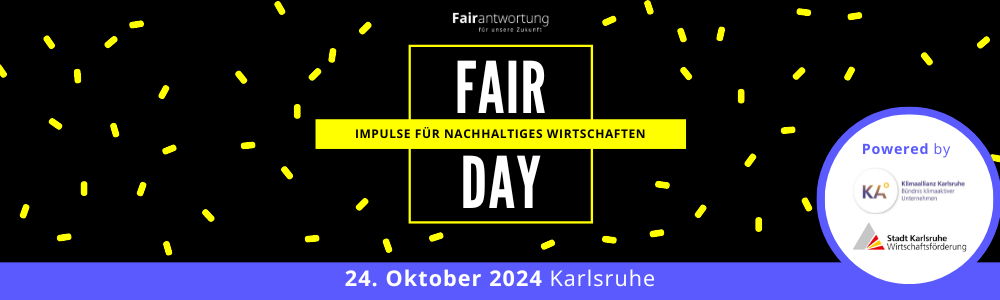 Logo: Fairday 2024, Bild: Fairantwortung