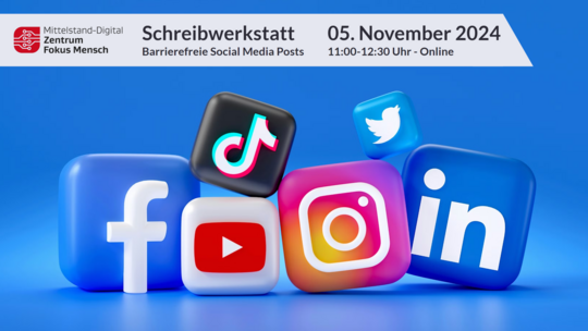 Schreibwerkstatt: Barrierefreie Social Media Posts, "Foto: Mariia Shalabaieva auf Unplash bearbeitet" Schreibwerkstatt: Barrierefreie Social Media Posts, "Foto: Mariia Shalabaieva auf Unplash bearbeitet"