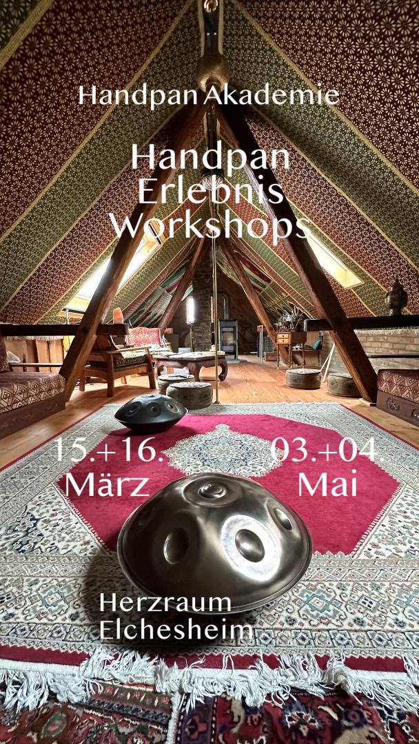 Handpan Erlebnis Workshops | März 2025 | Handpan Akademie