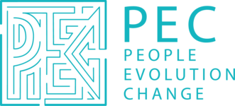 Logo: PEC Consulting Logo: PEC Consulting, "PEC People, Evolution, Change"