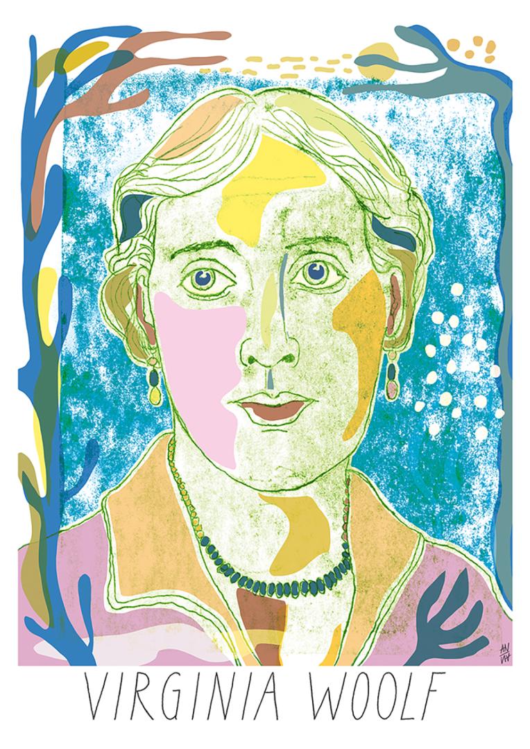 Porträt von Virginia Woolf