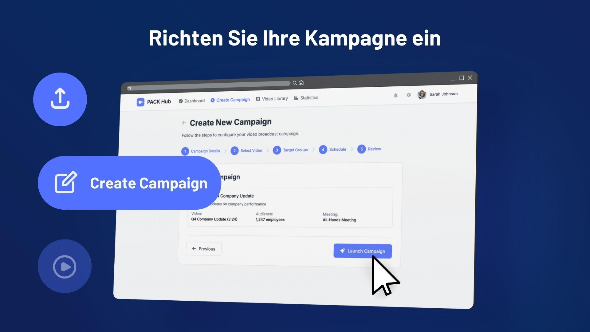 PACK Plattform: Einrichtung einer Kampagne