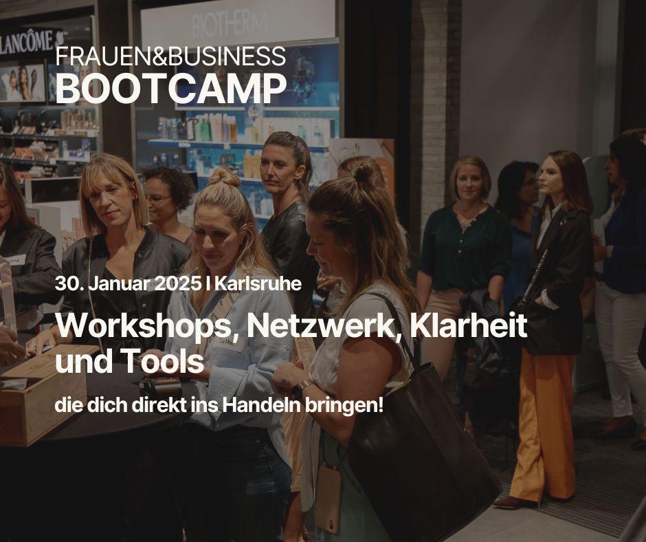 die dich direkt ins Handeln bringen! Workshops, Netzwerk, Klarheit und Tools 30. Januar 2025 I Karlsruhe^