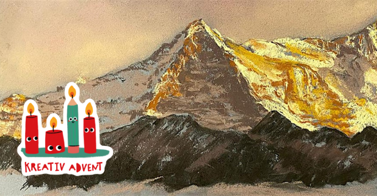 Pastellmalerei mit Angelika Latran; Illustration: Lea Geerken