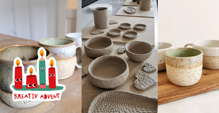 Töpferkurse Keramik Dauerschön; Illustration: Lea Geerken