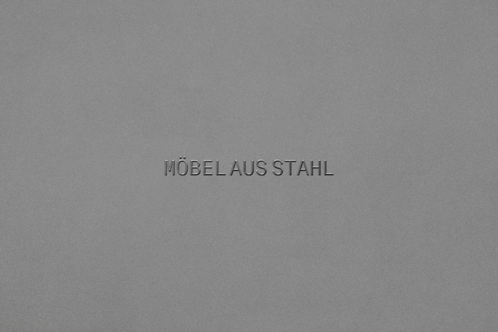 Möbel aus Stahl Branding