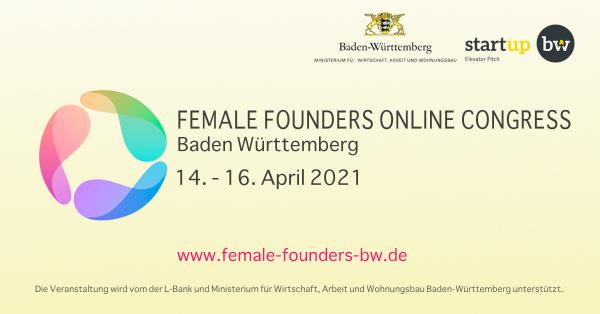 Banner Female Founders Online Congress