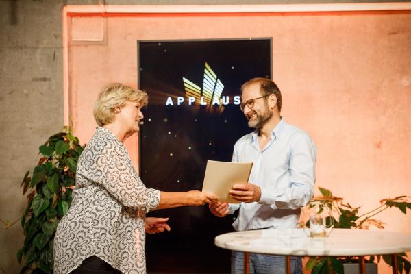 Prof. Monika Grütters & Ralf Neues (Franz Mehlhose, Erfurt - Programmreihe des Jahres), Bild: Stefan Wieland