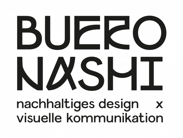 BUERO NASHI | nachhaltiges Grafikdesign Wortmarke BUERO NASHI