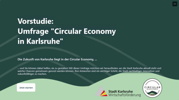 Vorstudie zu „Circular Economy in Karlsruhe“