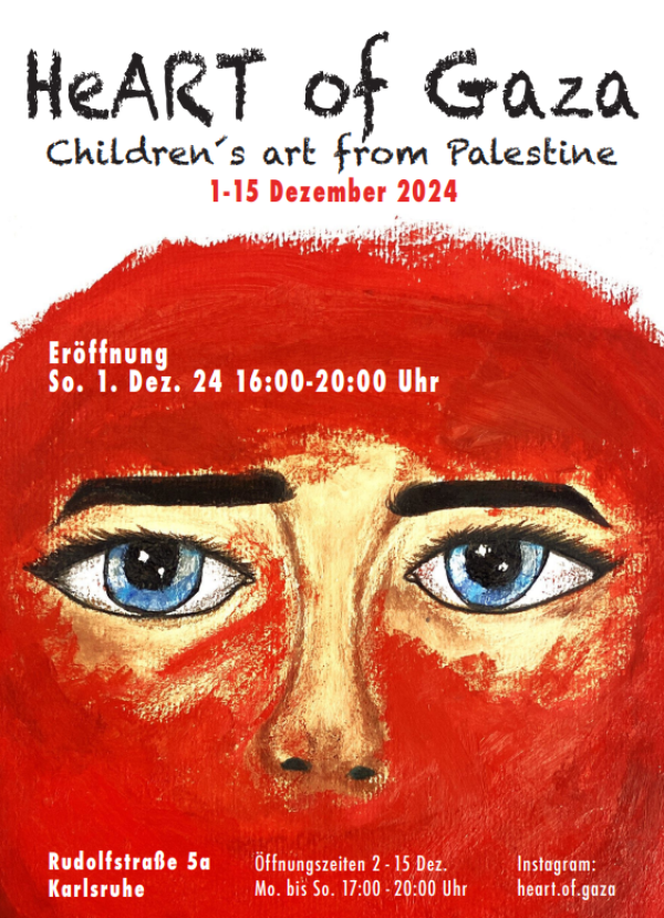 heART of Gaza - Children’s art from Palestine "Bild: Rudolf Fünf"