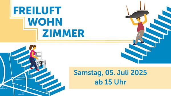 Freiluftwohnzimmer vom Quartier Zukunft; Bild: KAT