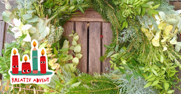 Adventskranz Workshop_Naturwerkstatt Miriam Becker; Illustration: Lea Geerken